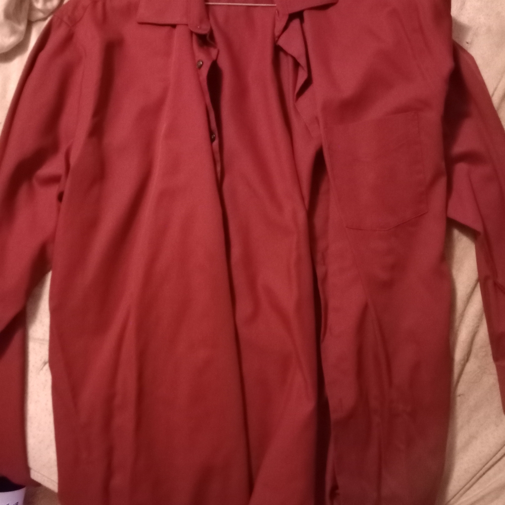 Van Heusen Maroon Regular Fit Shirt